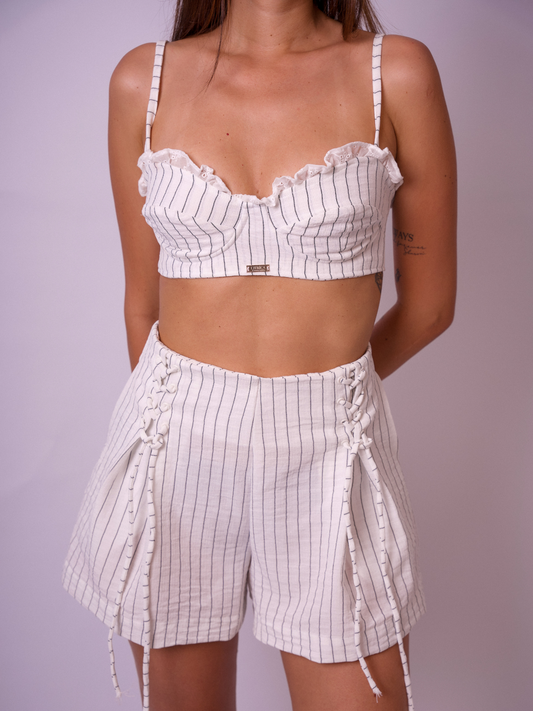 Short Donna rayas